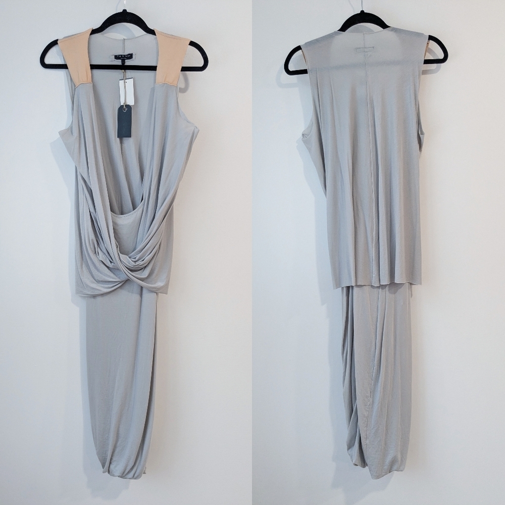 Rag & Bone Draped Overlay "Rose" Dress